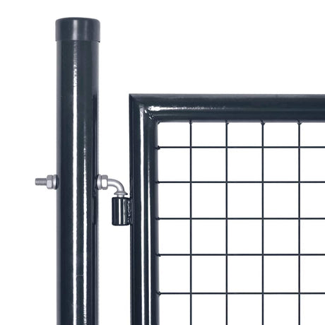Vidaxx havehegn udført i galvaniseret stålnet 300x75 cm grå