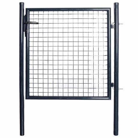Vidaxx havehegn udført i galvaniseret stålnet 100x100 cm grå