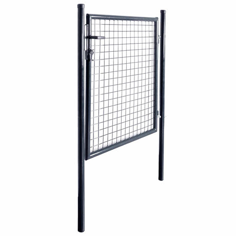 Vidaxx havehegn udført i galvaniseret stålnet 100x100 cm grå