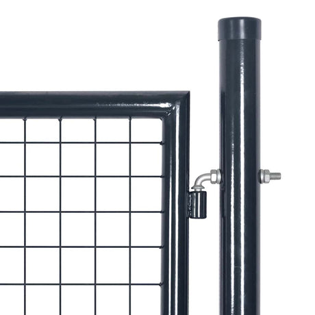 Vidaxx havehegn udført i galvaniseret stålnet 100x100 cm grå