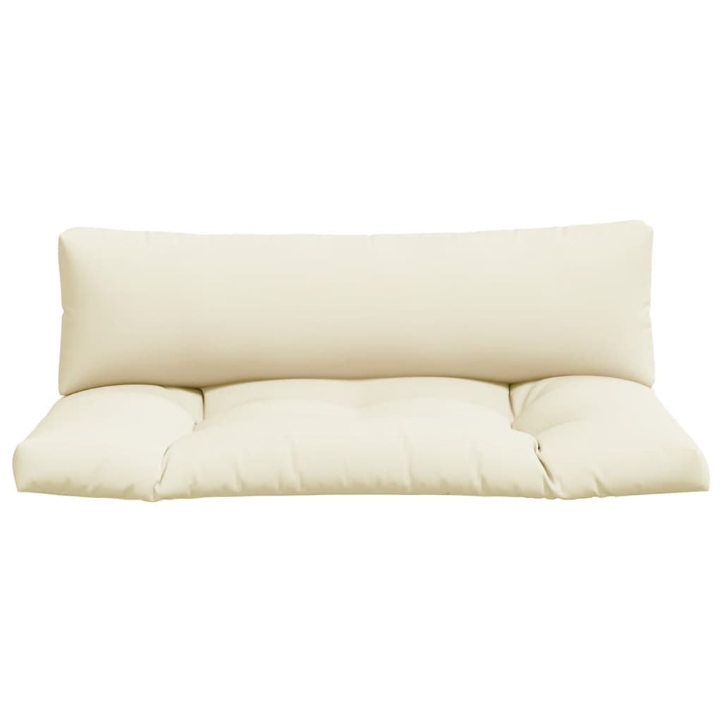 Vidaxl palle puder 2 st stof sand -farvet