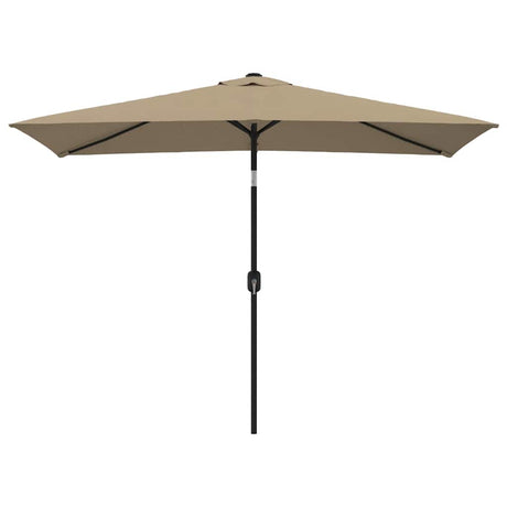 Vidaxx parasol med metalstang 300x200 cm taupe