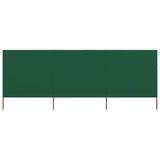Vidaxx vindfang 3-paneler 400x120 cm stof grøn
