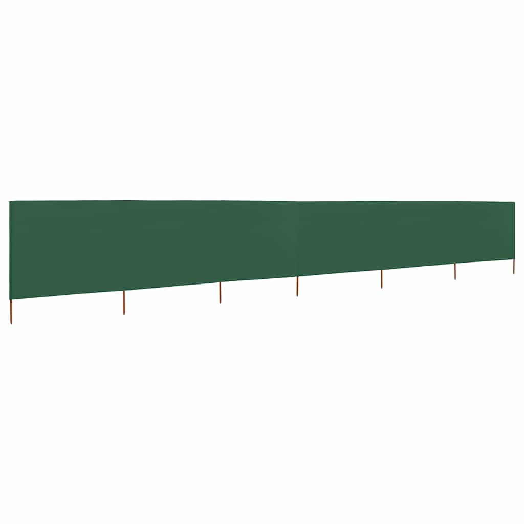 Vidaxl forrude 6 paneler 800x80 cm stofgrøn