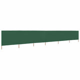 Vidaxl forrude 6 paneler 800x80 cm stofgrøn