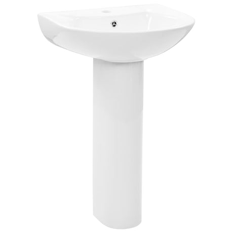 Vidaxx håndvask på fod fritstående 520x440x190 mm keramik hvid