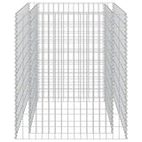 Vidaxl Gabion Planter Insented 90x90x100 cm galvaniseret stål