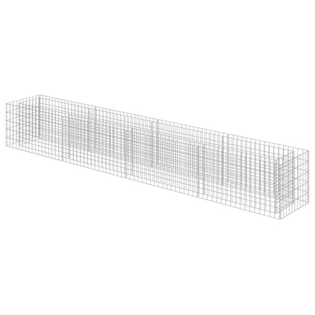 Vidaxl Gabion Planter Insented 360x50x50 cm galvaniseret stål
