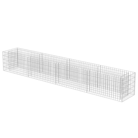 Vidaxl Gabion Planter Insented 360x50x50 cm galvaniseret stål