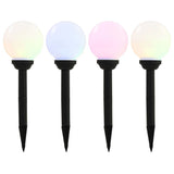 Vidaxl LED Solarlamper omkring 15 cm RGB 4 STS