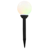 Vidaxl LED Solarlamper omkring 15 cm RGB 4 STS