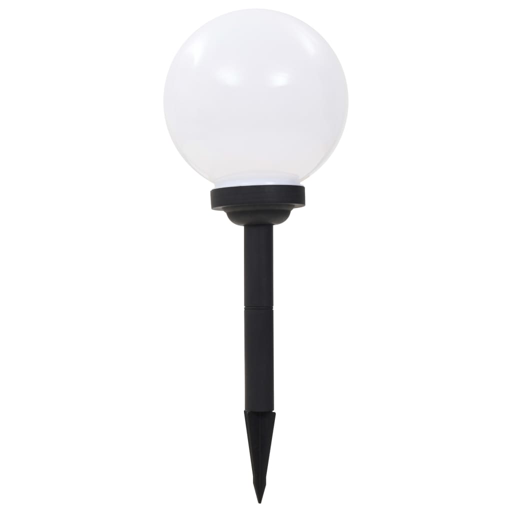 VIDAXXL LED SOLAR LAMPER RUND 20 CM RGB 3 PCS