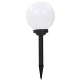 VIDAXXL LED SOLAR LAMPER RUND 20 CM RGB 3 PCS