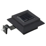 VIDAXXL LED Solarlamper Square 12 cm sort 6 stk