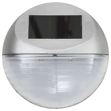 Vidaxl LED væglamper Solar omkring sølv 12 stk