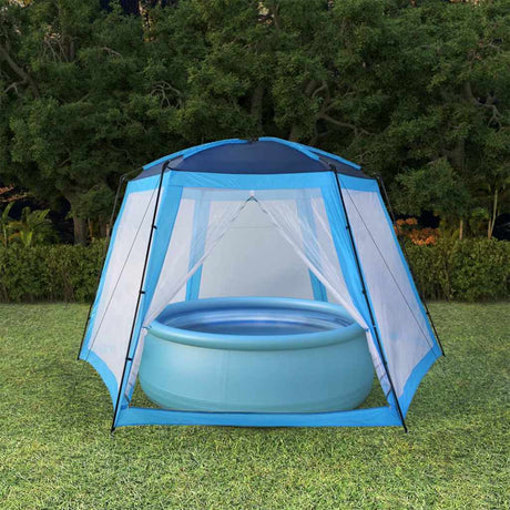 Vidaxl Swimming Pool Telt 500x433x250 cm stof blå