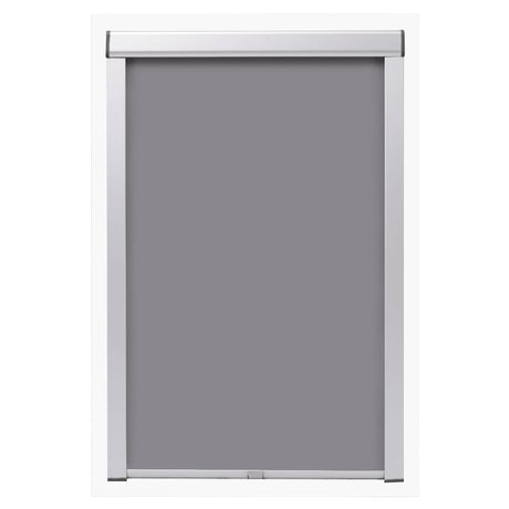 Vidaxl Blackout Roller Blind Gray FK06