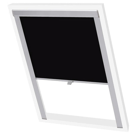 Vidaxl Roller Blind Damning Black CK02