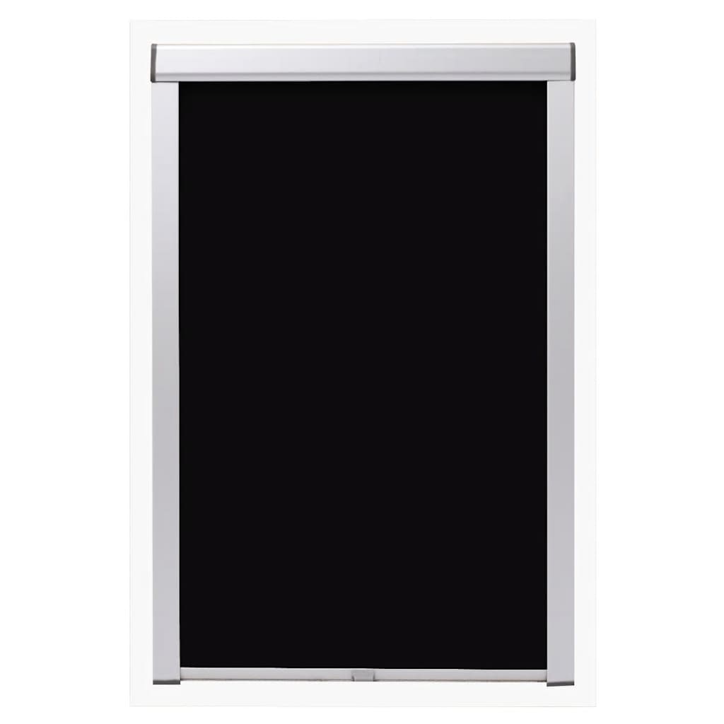 Vidaxl Roller Blind Damning Black CK04
