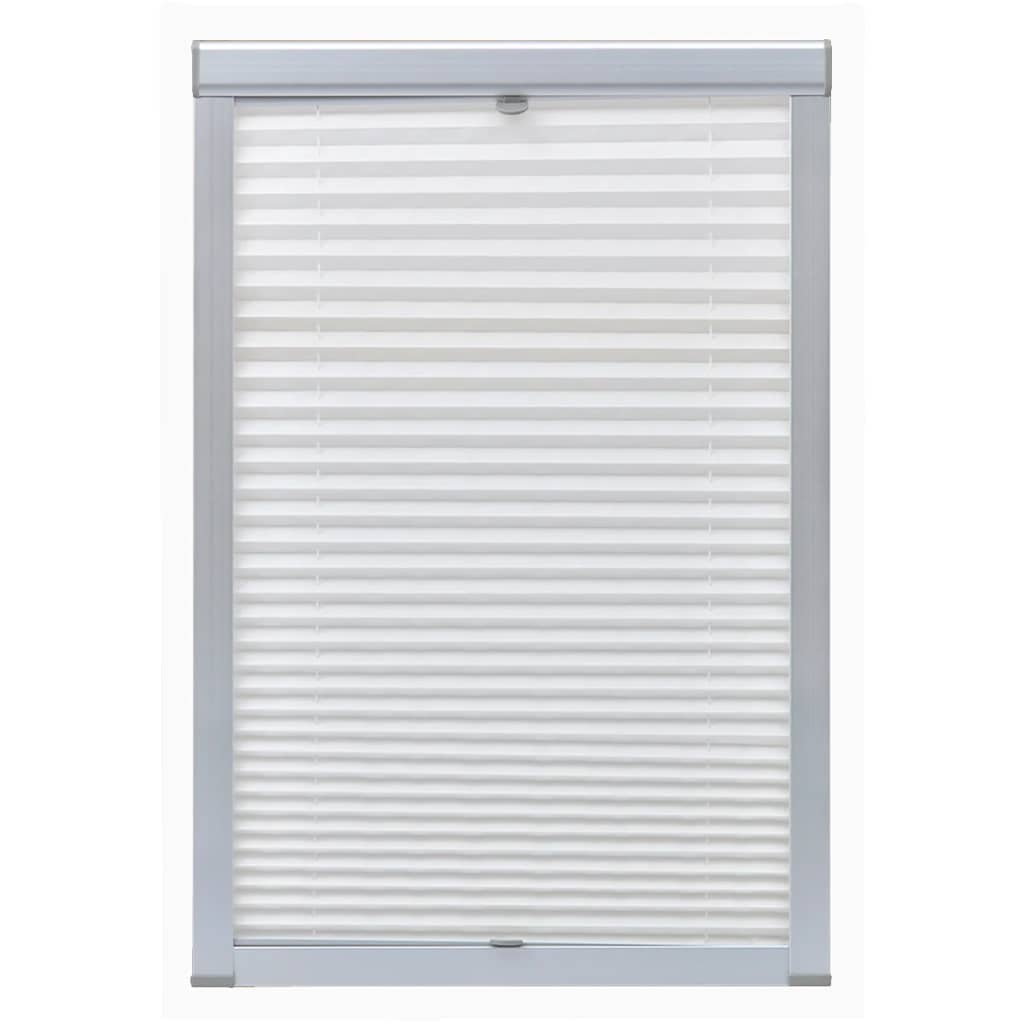 Vidaxl Roller Blind plisseret hvid PK06