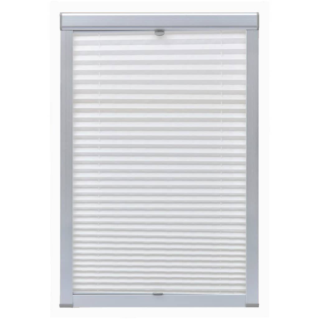 Vidaxl Roller Blind plisseret hvid PK08