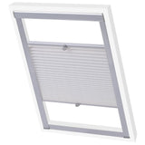 Vidaxl Roller Blind plissed White UK08