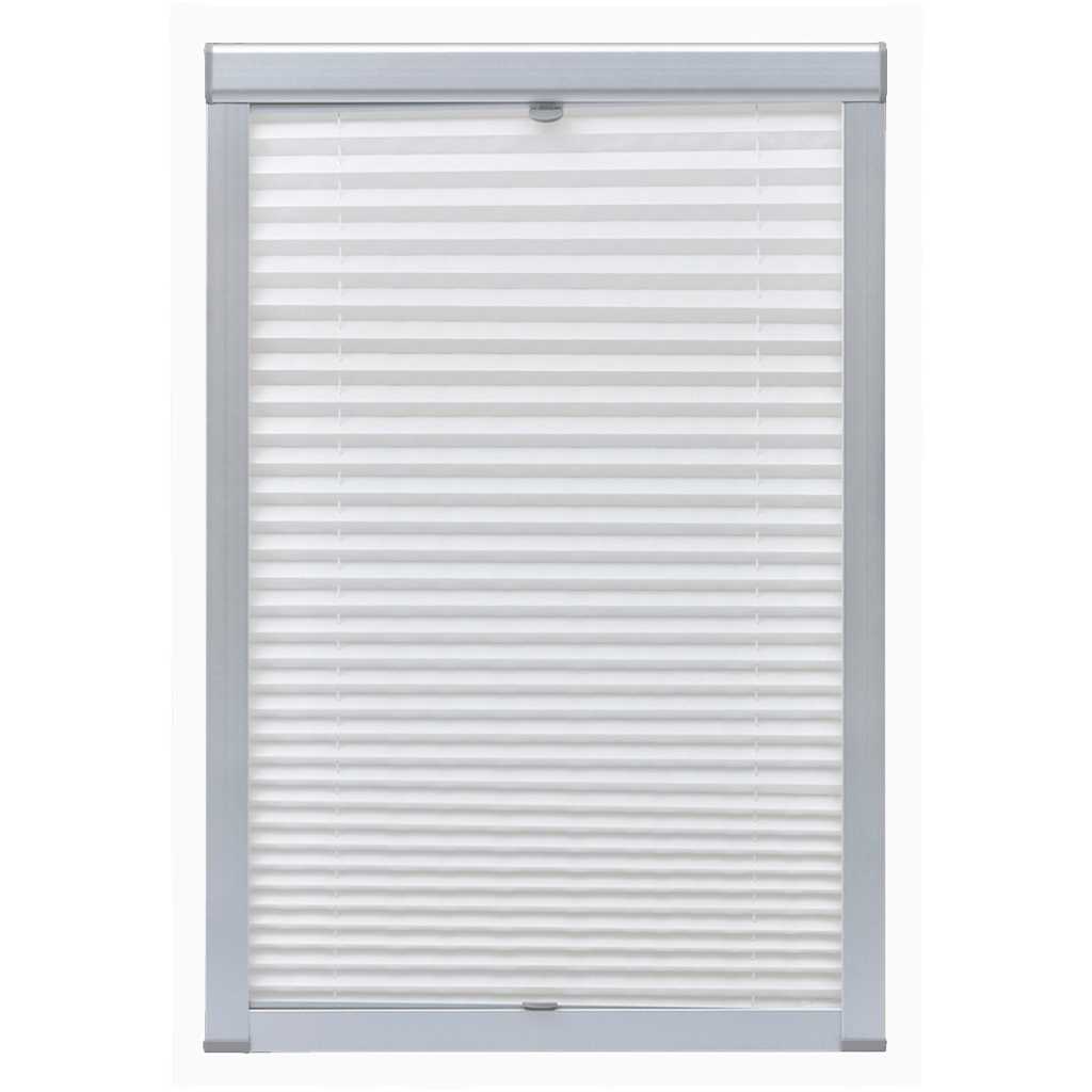 Vidaxl Roller Blind plissed White UK08