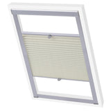 Vidaxl Roller Blind plisseret creme CK04