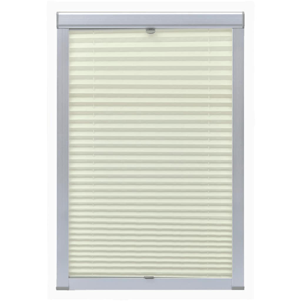 Vidaxl Roller Blind plisseret creme CK04