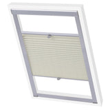 Vidaxl Roller Blind plisseret fløde MK06