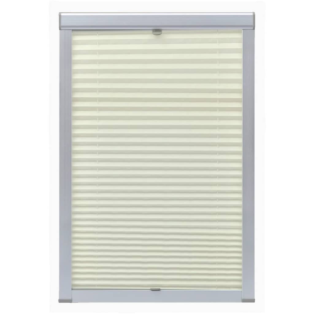 Vidaxl Roller Blind plisseret fløde MK06