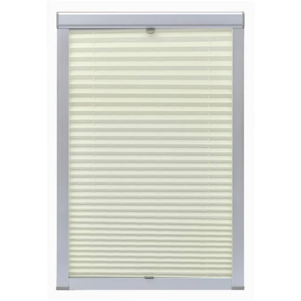Vidaxl Roller Blind plisseret fløde MK08