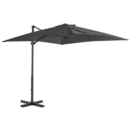 Vidaxl Flydende parasol med aluminiumstang 250x250 cm Anthracite -farvet