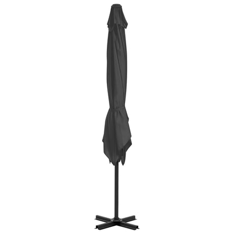 Vidaxl Flydende parasol med aluminiumstang 250x250 cm Anthracite -farvet