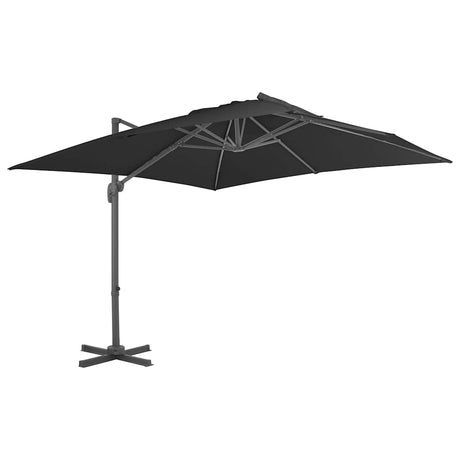 Vidaxl Floating Parasol med aluminiumstang 300x300 cm Anthracite farvet