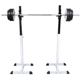Vidaxl Halter Squatrek med grime sæt 60,5 kg