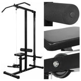 Vidaxl Power Tower med grime indstillet 60,5 kg