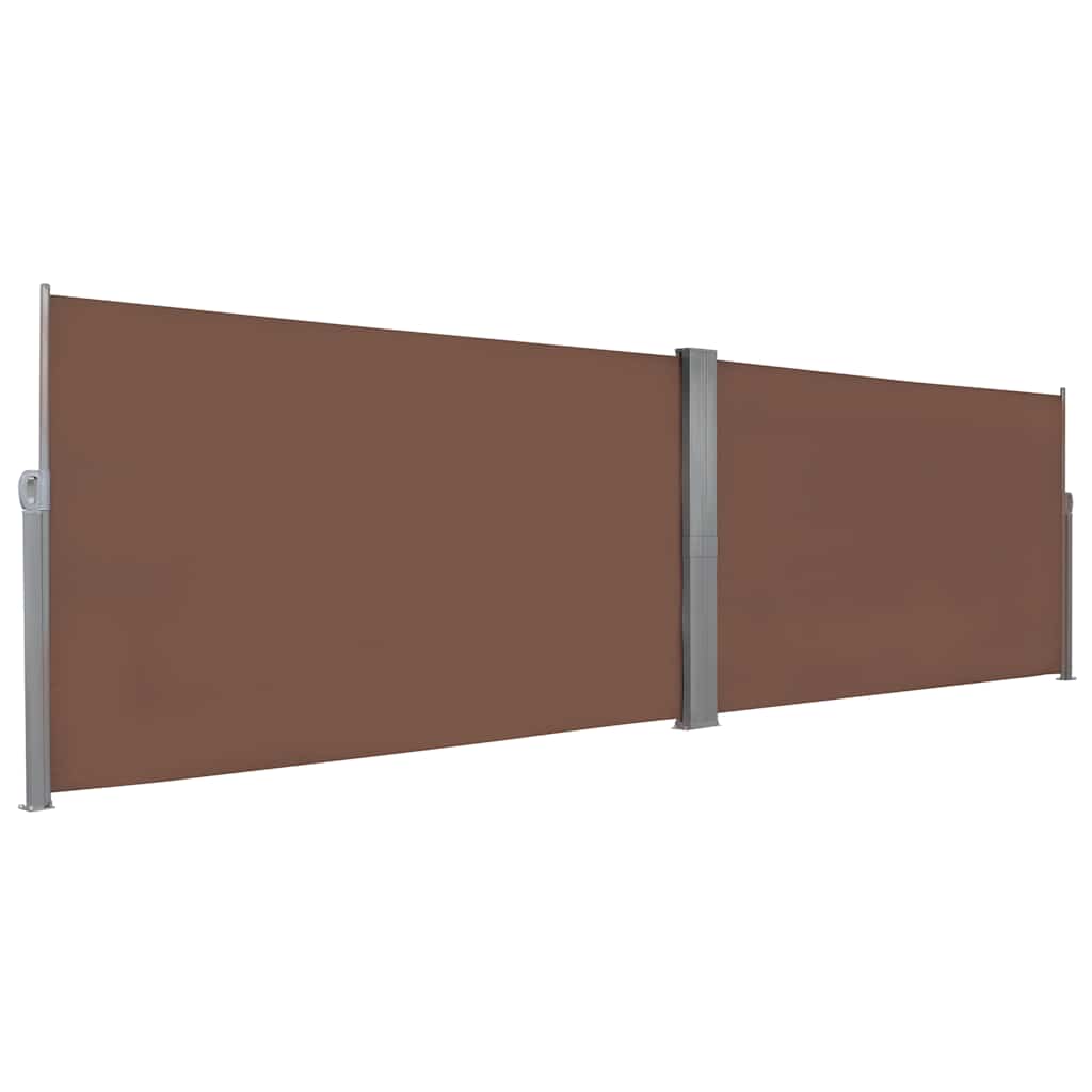 Vidaxl forrude udvides 160x600 cm brun