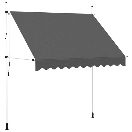 Vidaxl Luifel udvider manuelt 250 cm antracit