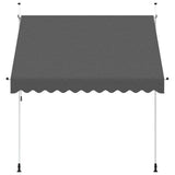 Vidaxl Luifel udvider manuelt 250 cm antracit