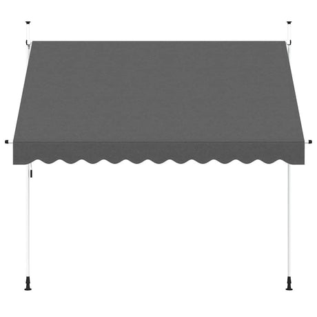 Vidaxl Luifel manuelt udvides 300 cm antracit
