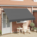 Vidaxl Luifel manuelt udvides 350 cm anthracit