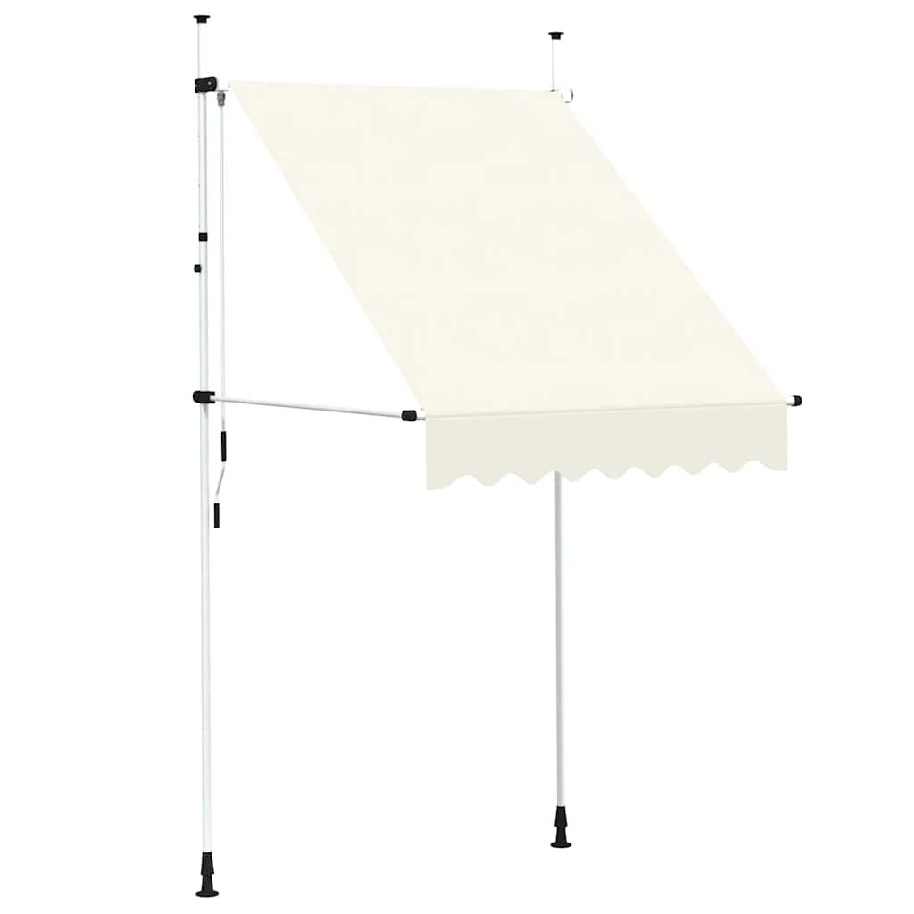 Vidaxl Luifel udvider manuelt 150 cm creme