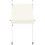 Vidaxl Luifel udvider manuelt 150 cm creme