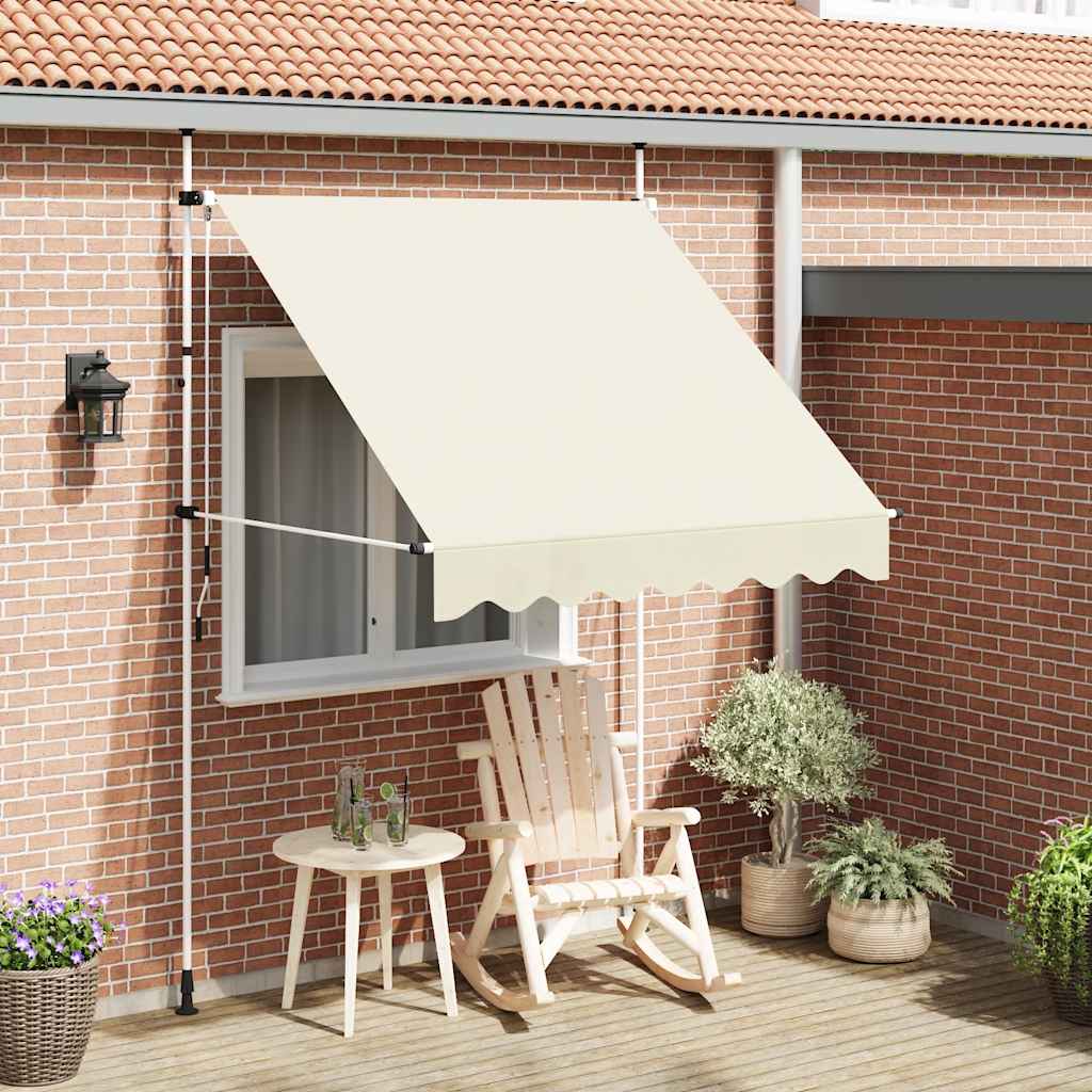Vidaxl Luifel udvider manuelt 200 cm creme