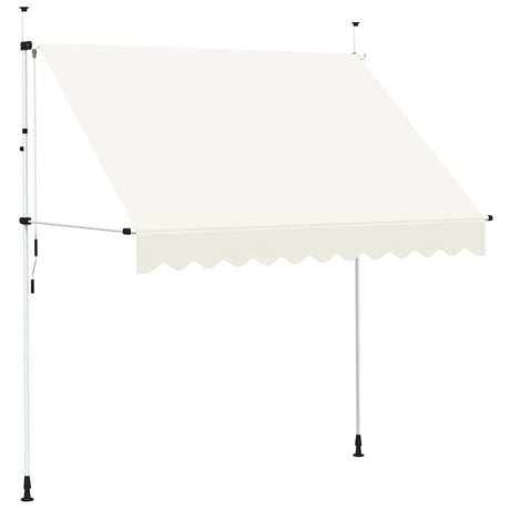 Vidaxl Luifel udvider manuelt 250 cm creme