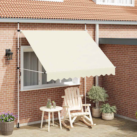 Vidaxl Luifel udvider manuelt 250 cm creme