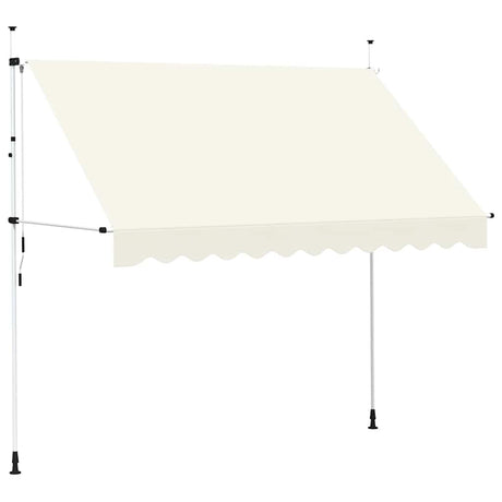 Vidaxl Luifel udvider manuelt 300 cm creme