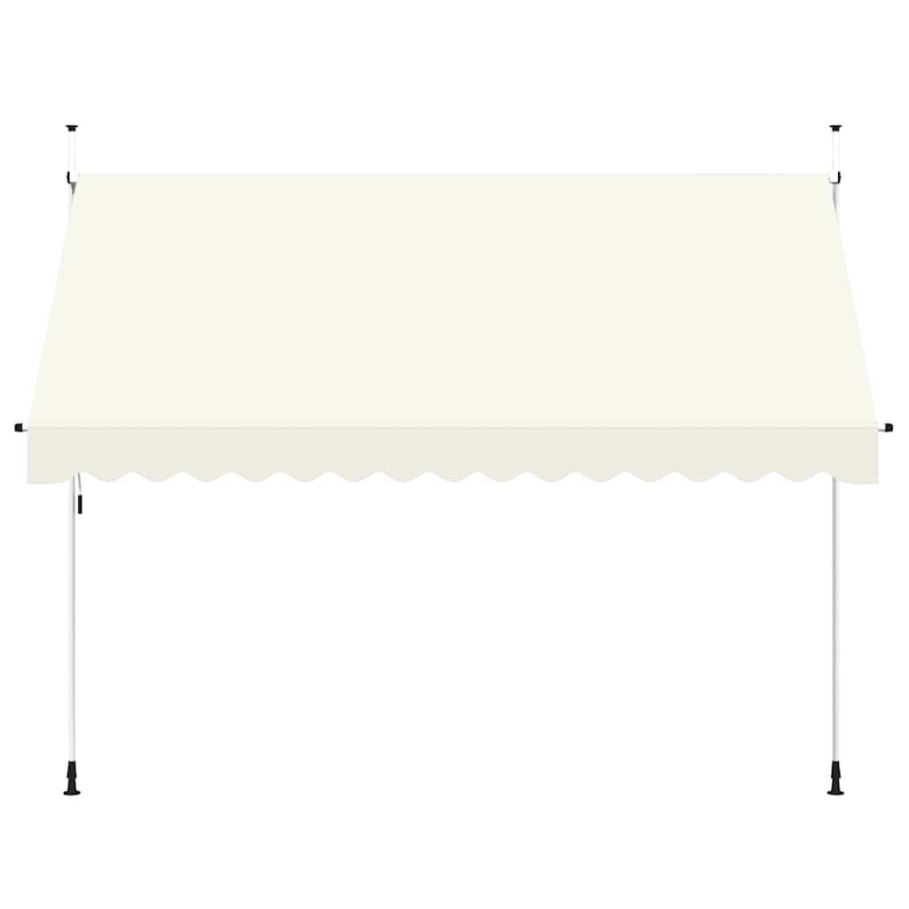 Vidaxl Luifel udvider manuelt 350 cm creme