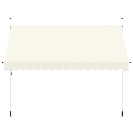 Vidaxl Luifel udvider manuelt 350 cm creme